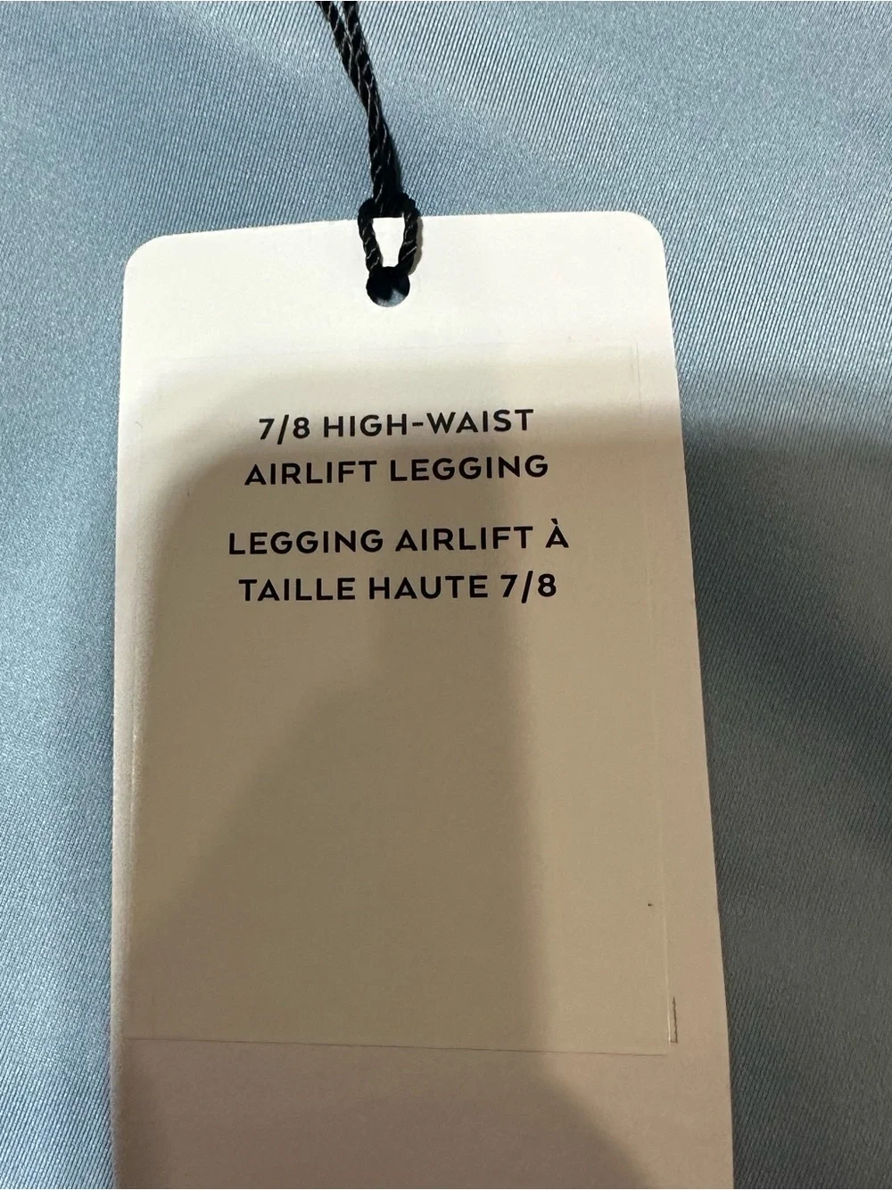 Alo Yoga 7/8 High Waist Airlift Legging - Celestial Blue Large NWT